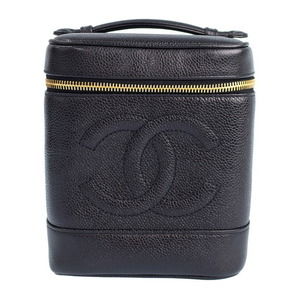 Chanel Cocomark Vanity Bag Case Black